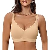 Seamless Bras for Women No Underwire with Support - Womens Full Coverage Push Up Wireless Bra - Back Fat Smoothing Bralettes