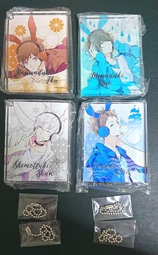 Amazon ツキウタ 海外限定 アクキー うさ耳パーカー アクリルスタンド キーホルダー アクスタ プロセラ 4個 隼海郁涙 アニメ 萌えグッズ 通販
