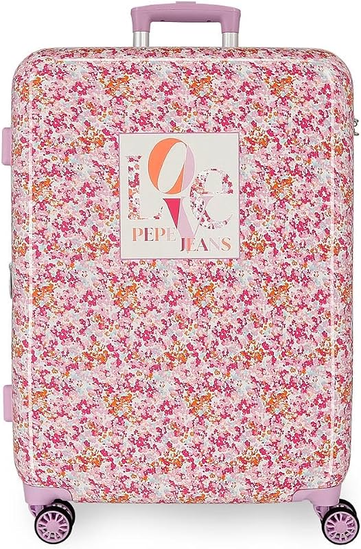 Sac à Dos d'écolier Sandra - Rose - Bretelles réglables - pour Un Transport Confortable - Différents Compartiments par Joumma Bags, Rose, 68cm x 48cm x 26cm, Valise Moyenne — photo 1 sur 7