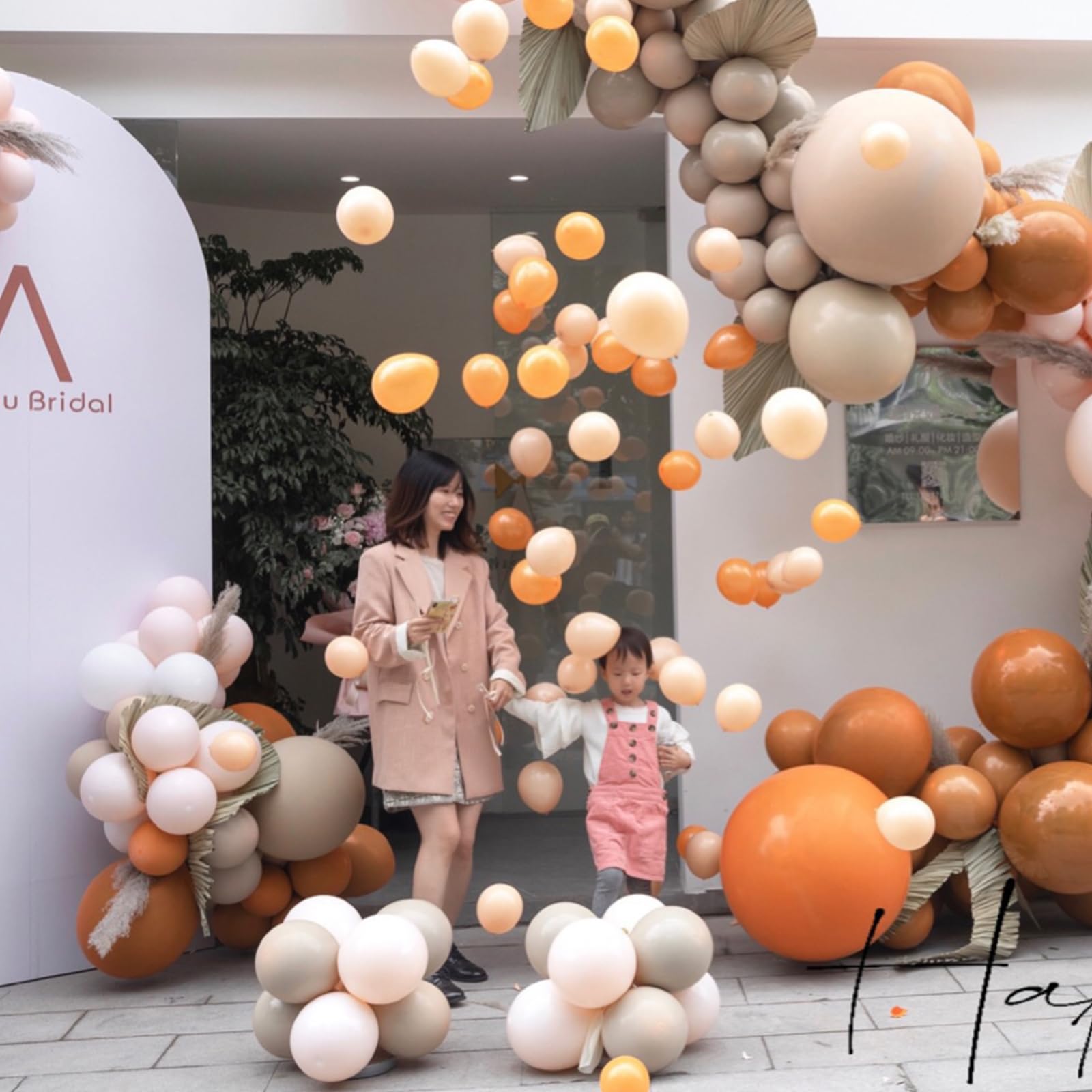 Reveal Balloons Remote Control Ground Explosion, Ball in ball tool, Balloon Filling Kit, Helium floating flying, wedding, opening ceremony arrangement, party birthday
