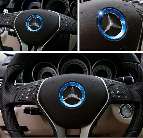 L&U Aviation aluminum steering wheel center trim cover for Mercedes