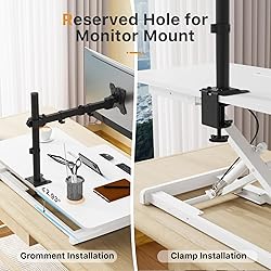 JOY worker Standing Desk Converter, 35" Wide Height