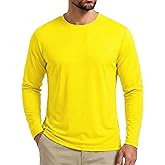 Boladeci Men's UPF 80+ Sun Shirts Long Sleeve Lightweight UV Protection SPF Shirts Rash Guard Swim T-Shirts