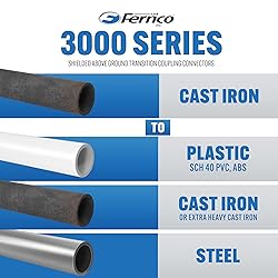 Fernco Proflex P3000-22 Shielded Pipe Coupling for