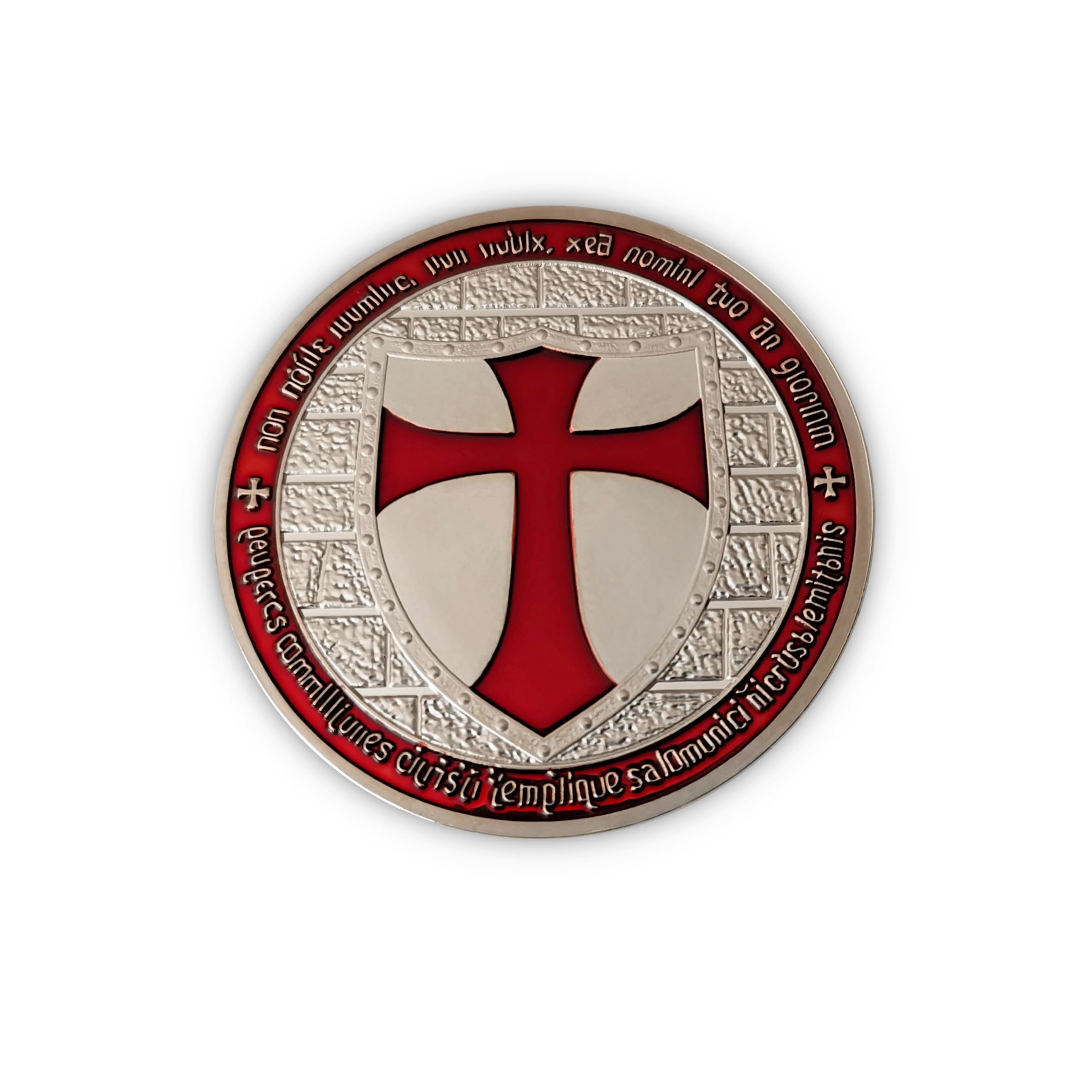 Eillwin Knight Templar Collectible and Commemorative Cross Cavalry Souvenir Coin