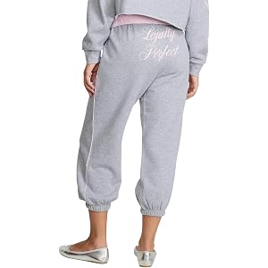 Victoria's Secret Pink | Elle Campus Fleece™ Capri Sweatpants, Medium Heather Grey, S