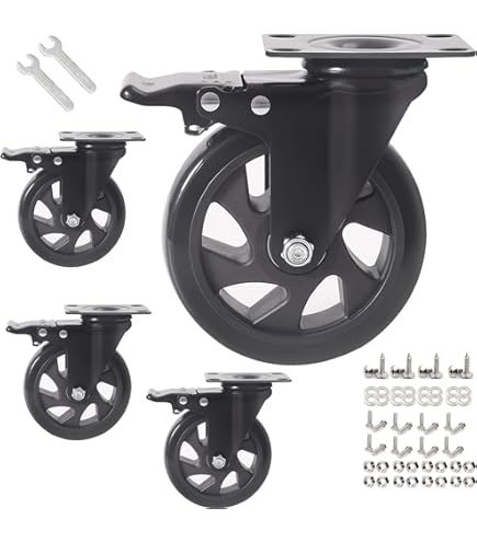 Rueda Giratoria Azul Penn Elcom W0990-v6 De 100 Mm | Cuotas Sin Interés - Foto 2