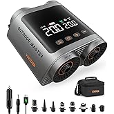 OutdoorMaster Vortex Pro Rechargeable Paddle Board Pump Portable, Electric SUP Pump Battery for 3 SUPs Inflation & Deflation,