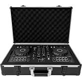 ANALOG CASES Pioneer DJ DDJ-FLX4 Case - Ultra-Lightweight UNISON Hard Case | Ultra-Lightweight and Durable Aluminum Case, Die-Cut Foam Padded Interior With Cable Storage Space, Comfortable Padded Handle