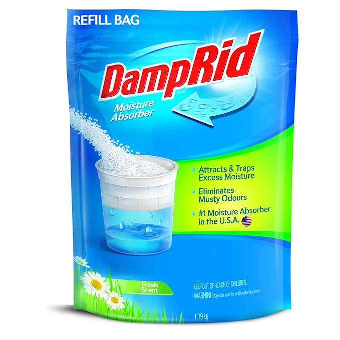 Damp Rid Moisture Absorber/Damp Trap Crystals Refill Bag Fresh Scent