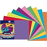 Tru-Ray Premium Heavyweight Construction Paper, High Quality | 10 Vibrant Colors, 12" x 18", 50 Sheets, Fade Resistant, Art Paper