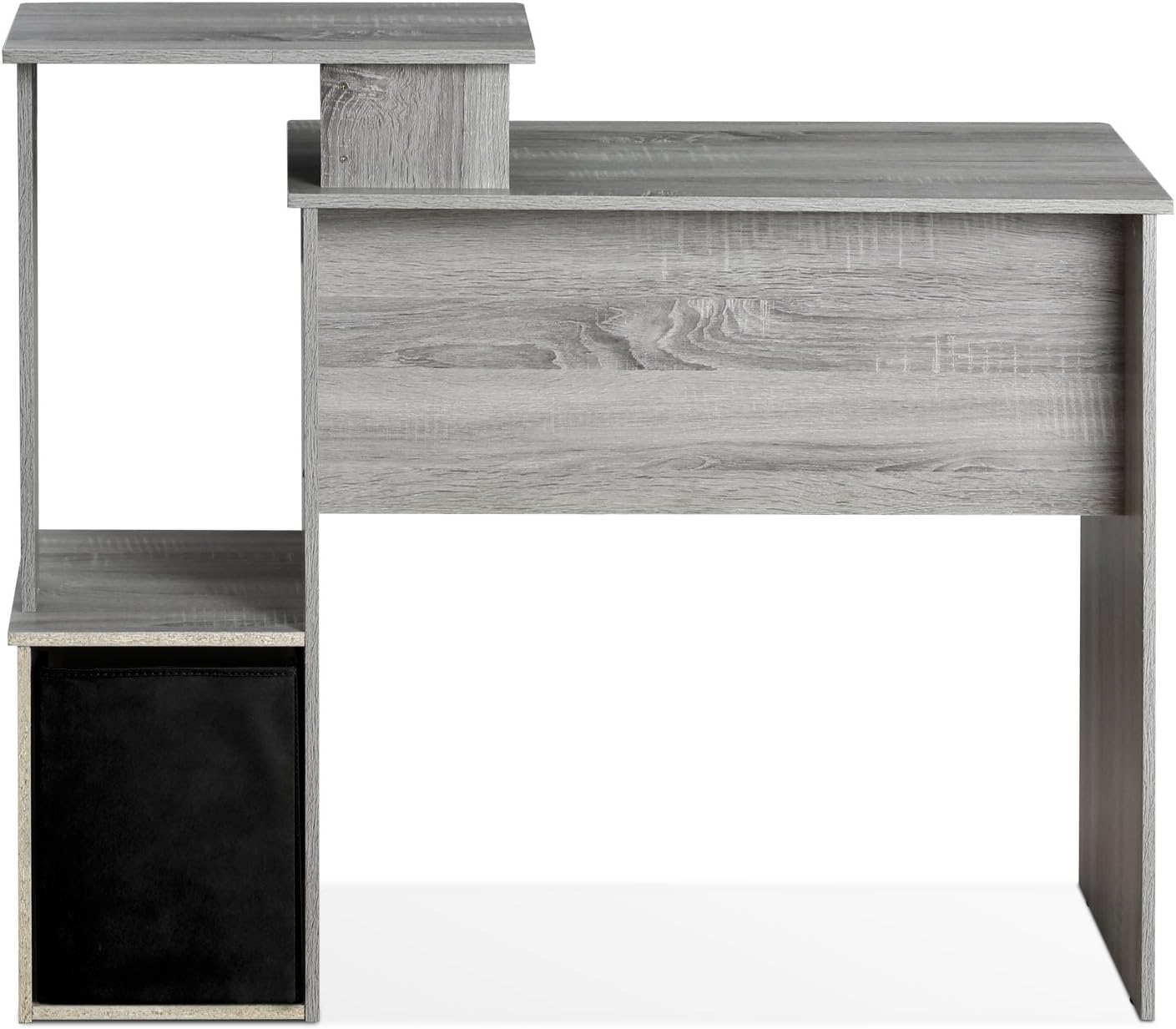 FURINNO Econ Multipurpose Home Office Computer Writing Desk, French Oak Grey: Furniture & Decor