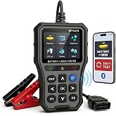 NOVEINN Bluetooth OBD2 Scanner, 2-in-1 Check Engine Code Reader &amp; 12V Car Battery Tester, Diagnostic Scan Tool with EVAP Test, Performance &amp; Trip Analysis, for 1996+ Cars &amp; Trucks