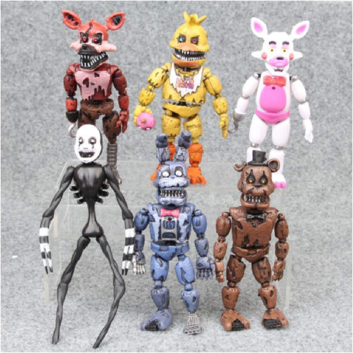 FNAF 6 Piece Freddy's Action Figure Toy Five at Night