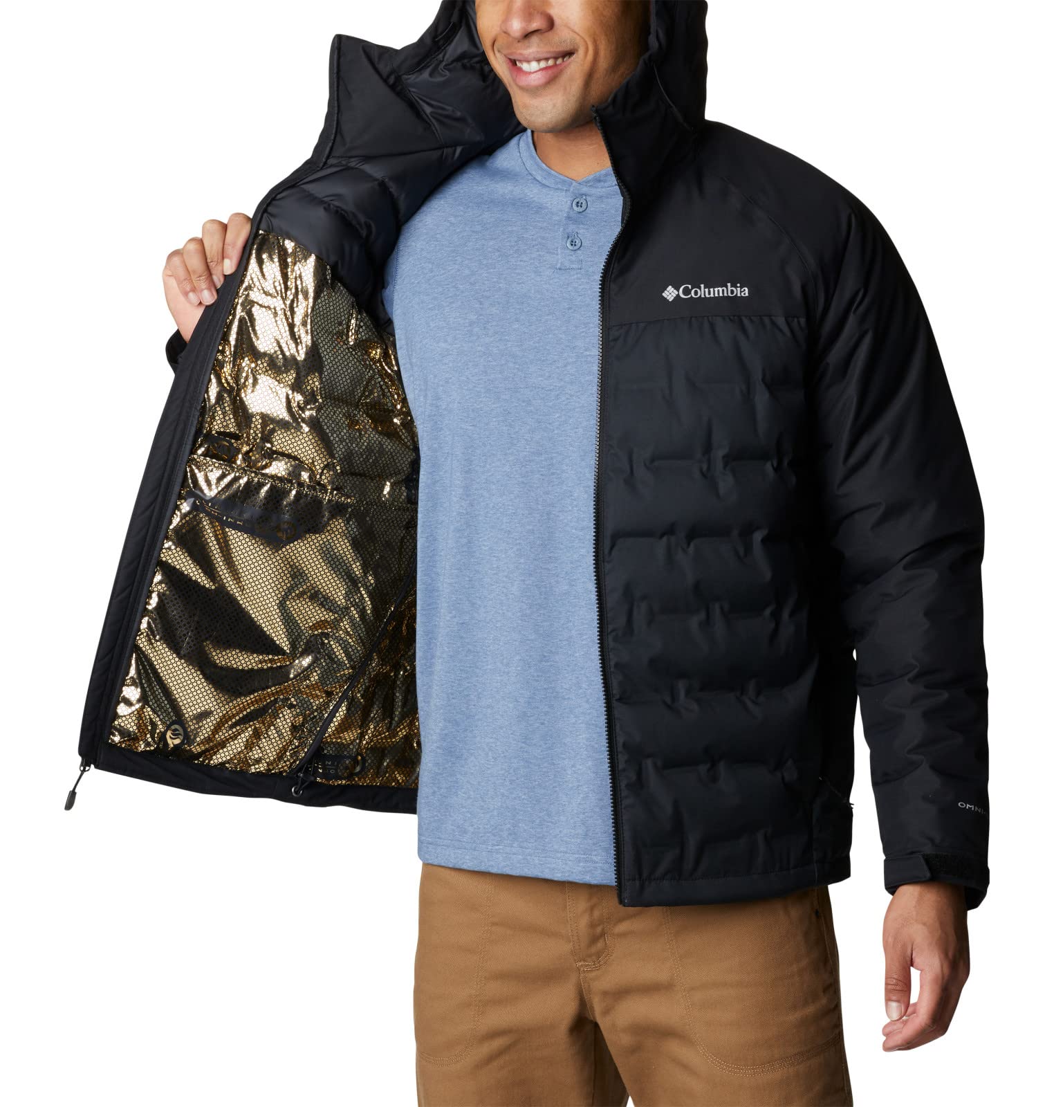Columbia Men's Grand Trek Ii Down Hooded Jacket