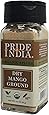 Pride Of India - Organic Dry Mango (Amchur) Powder - 2.4 oz (68 gm) Dual Sifter Jars, Vegan Sun, Dried Spice, Best for Chutneys, Soups