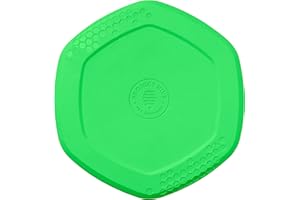 PROJECT HIVE ·PET COMPANY· - Tropical Coconut Scented - Hive Frisbee Disc for Dogs - Great for Fetch - Includes a Lick mat on Back - Floats in Water, Smooth Glide - Made in The USA