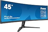 iiyama ProLite XCB4594DQSN-B1 Curved 45 inch 165Hz DQHD Monitor HDMI DP USB-C view 2