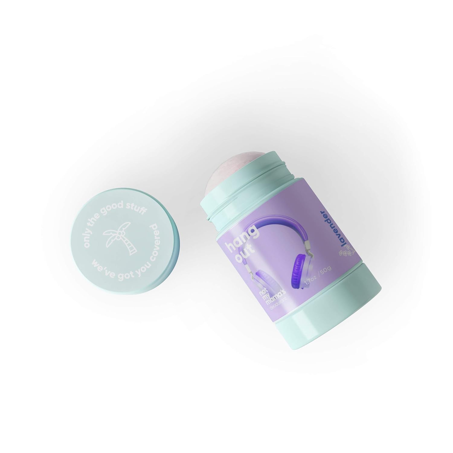 2 Pack Bundle Not My Mama's Natural Deodorant for Women and Girls in Hang Out (Lavender) Aluminum Free, Paraben Free, Synthetic Fragrance Free : Beauty