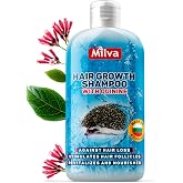 Milva Volumizing Hair Thickening Shampoo with Quinine Extract - 6.7 Fl Oz | Strengthens All Hair Types, Silicone-Free Formula, Paraben-Free, Uses Natural Quinine Extract, For Daily Use, 200ml Bottle
