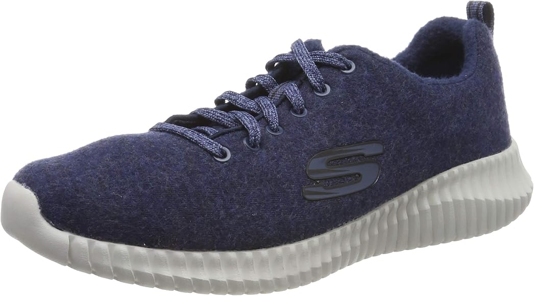 sketchers navy trainers