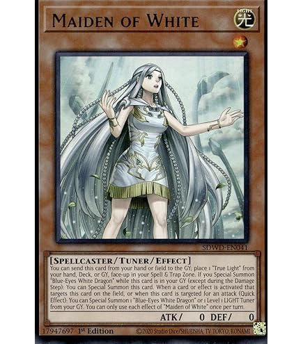 Amazon.com: YU-GI-OH! - Maiden with Eyes of Blue (SDBE-EN006) - Structure  Deck: Saga of Blue-Eyes White Dragon - Unlimited Edition