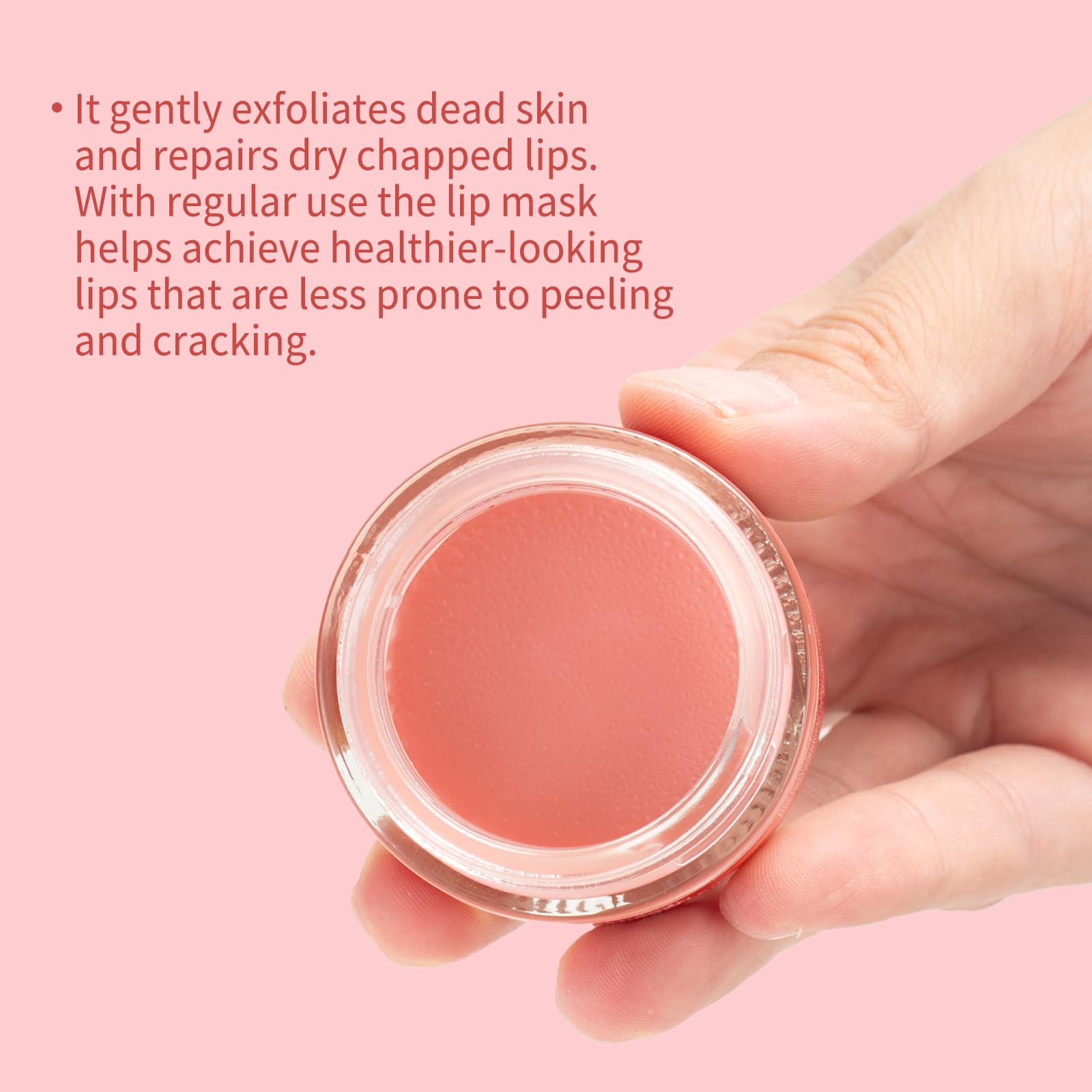 Collagen Lip Mask, Hydrating Lip Balm, Lip Moisture with Hyaluronic Acid & Vitamins E, A- Overnight Sleeping Nourishing Lip Butter Balm for Dry Lips 0.7 Oz​​