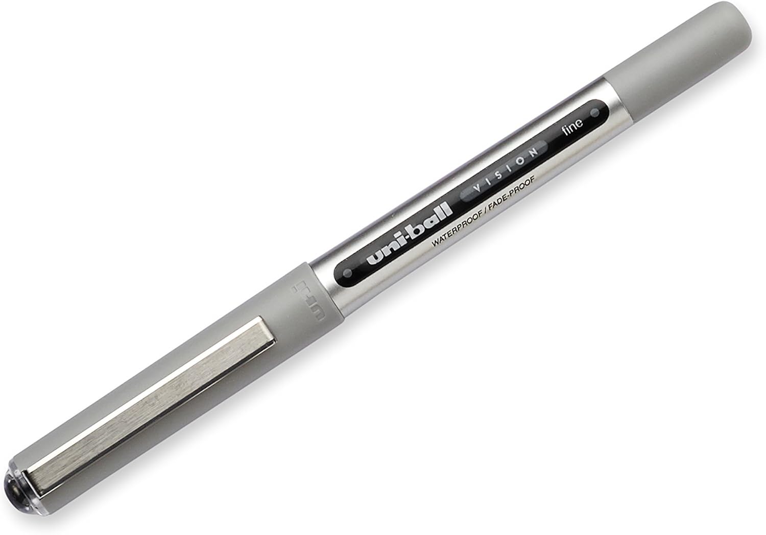 uni-ball Vision Rollerball Pens, Fine Point (0.7mm), Black, 5 Count: Office Products