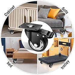 3" Caster Wheels Set of 24, Heavy Duty Casters with