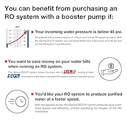 iSpring RCC7P, 75 GPD Reverse Osmosis System with
