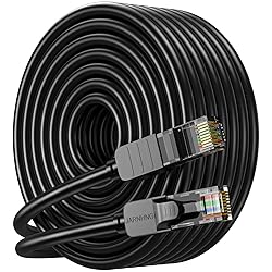 JARNHNG Cat 6 Ethernet Cable 75 ft, Indoor/Outdoor