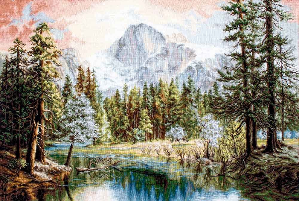 Luca-S B604 Cross Stitch Set, Multi-Colour, 23 x 15 cm