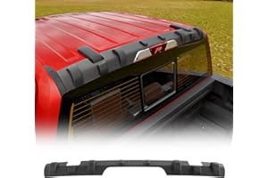 Maxzina Truck Cab Roof Protector Compatible with 2021-2025 Ford F150 Rack Cab Protector TPE Rear Spoiler Rear Roof Protector Guard Shield for 2024 F-150 Accessories