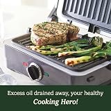 Cuisinart Grill & Sandwich Maker GRSM4U Midnight Grey 2-in-1 Panini Press view 5