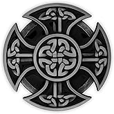 HAQUIL Buckle Stainless Steel Viking Norse Belt Buckle Gothic Irish Vintage Medieval Shield For Men Women