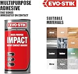 Evo-Stik Impact Adhesive 500ml Tin - High Strength Multipurpose Bond view 5