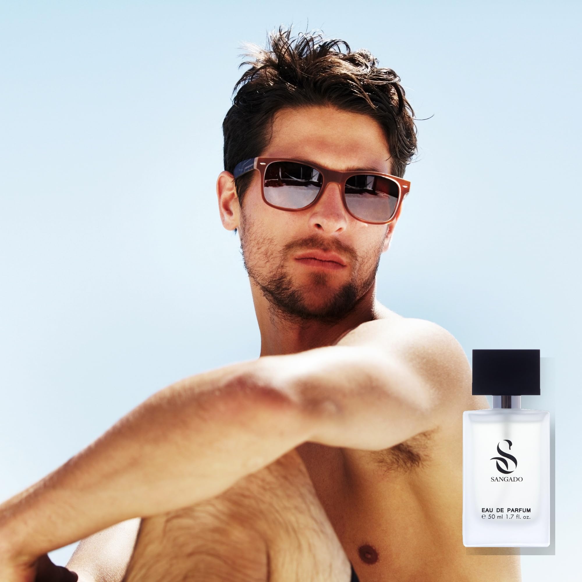 SANGADO Acqua Genovese, Parfüm für Herren (eau de parfum), 8-10 Stunden Langanhaltend, Luxuriös Duftendes, 50 ml, Code: 602 3