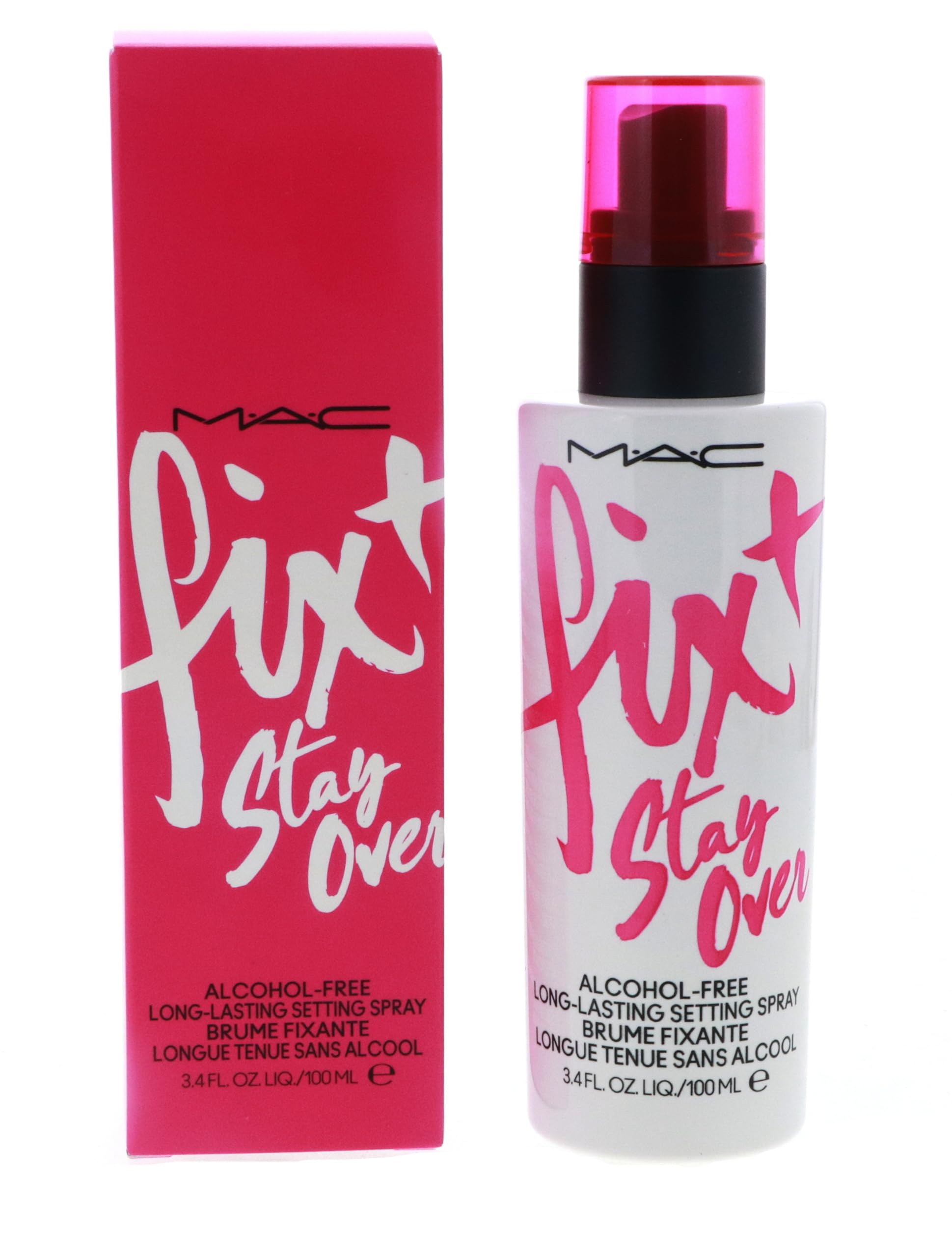 M.A.C. FIX+ STAY OVER ALCOHOL-FREE 16HR SETTING SPRAY - 3.4 Fl Oz / 100 ml