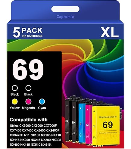 Amazon.com: EPSON 69 DURABrite Ultra Ink Black & Color Combo Pack
