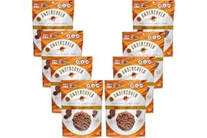 UNDERCOVER QUINOA Undercover Chocolate Quinoa Crisps - Milk Chocolate Quinoa Crisps | 8-Pack, 2oz Bags | Gluten Free, Nut-Free, Allergen Friendly, Kosher