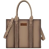 Montana West × Wrangler Large Tote Bags Purses for Women Work Top-Handle Handbags with Strap