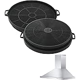 2Pcs CF1 Range Hood Charcoal Filter Compatible With Zline/AKDY/MCBON/SOONYE All Range Hood Models,Replace # CF1 CF01,CF001,CF0003, CF0006,CFK5-JL,IE71 TE77 COS-QB75(Not for 587,597,9597 Series)