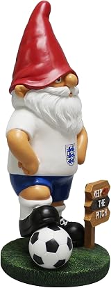 FOCO England Keep Off The Pitch Gnome Officially Licensed view 3