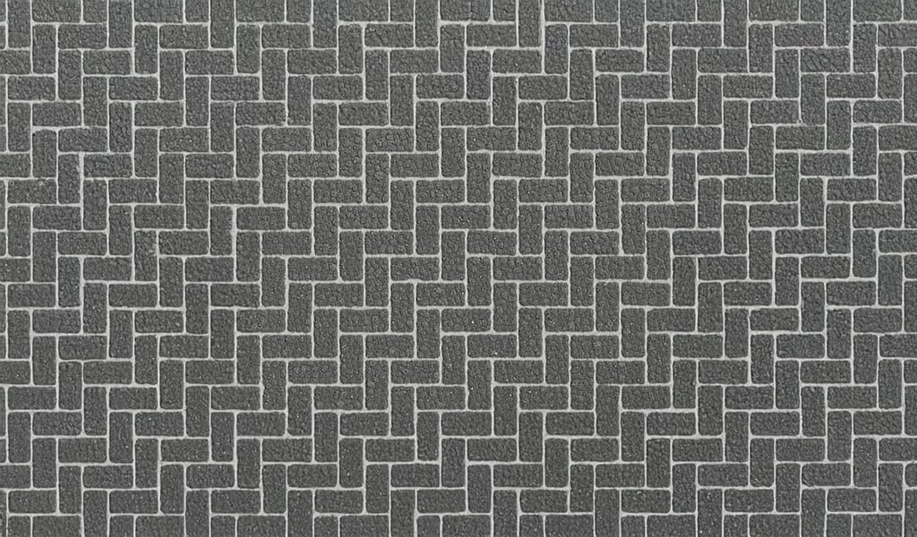 Diorama Material Sheet with A4 Size (Grey Brickwork A)