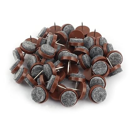 Sellify Apartment Desk Chair Furniture Round Design Nonslip Skid Protector Foot Nail 50pcs