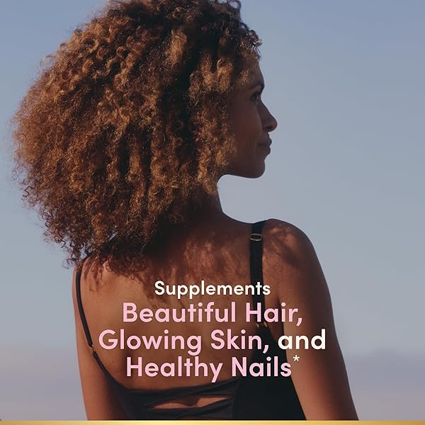 NATURE’S BOUNTY ADVANCED HAIR, SKIN & NAILS, ARGAN-INFUSED VITAMIN SUPPLEMENT WITH BIOTIN AND HYALURONIC ACID, 150 RAPID RELEASE SOFTGELS, 50 TOTAL SERVINGS