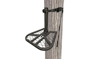 Guide Gear Saddle Hunting Platform; Portable Steel Climbing Tree Stand for Deer Hunt Season