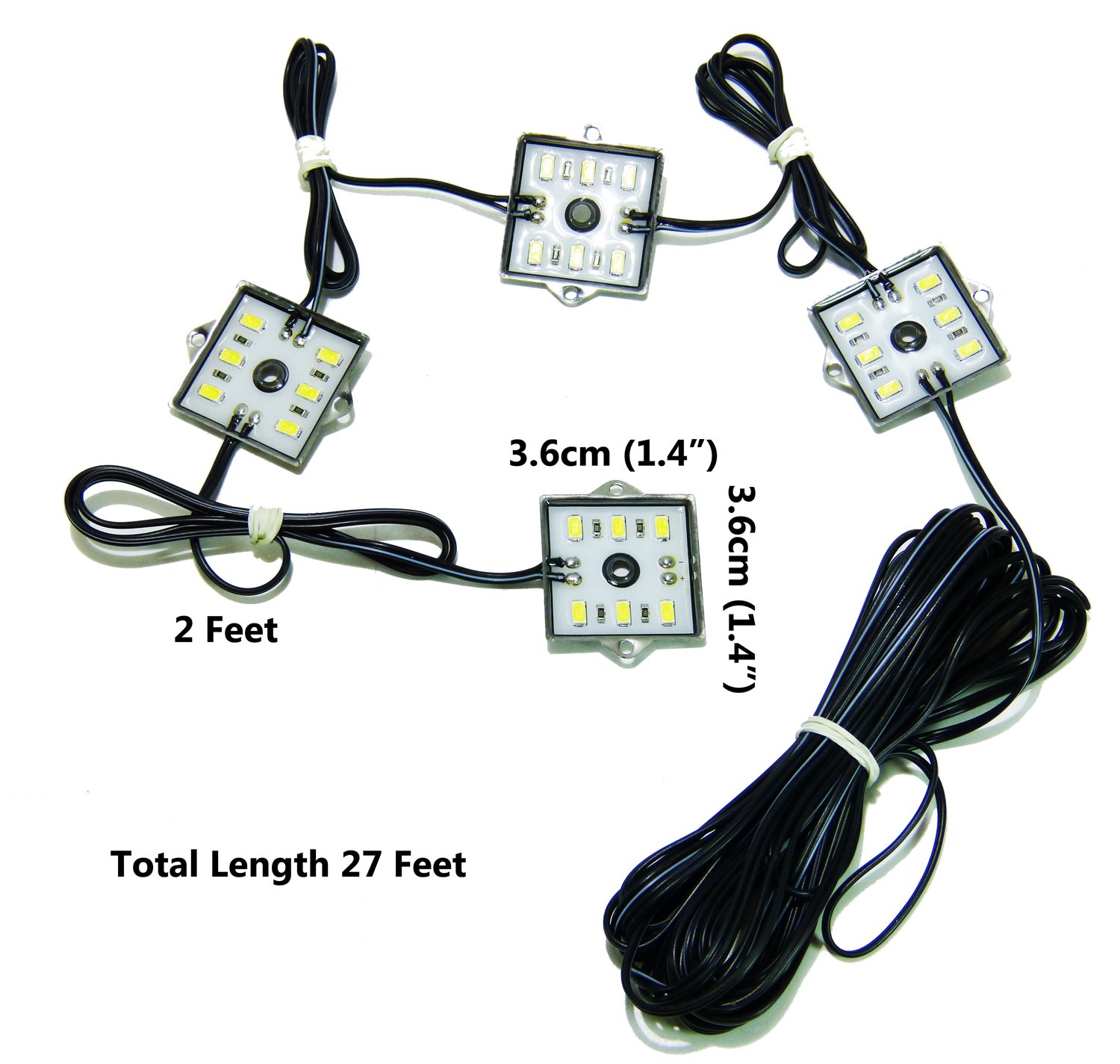 Amazon.com: Genssi 48 SMD 5640 Kit de 8 módulos LED ...