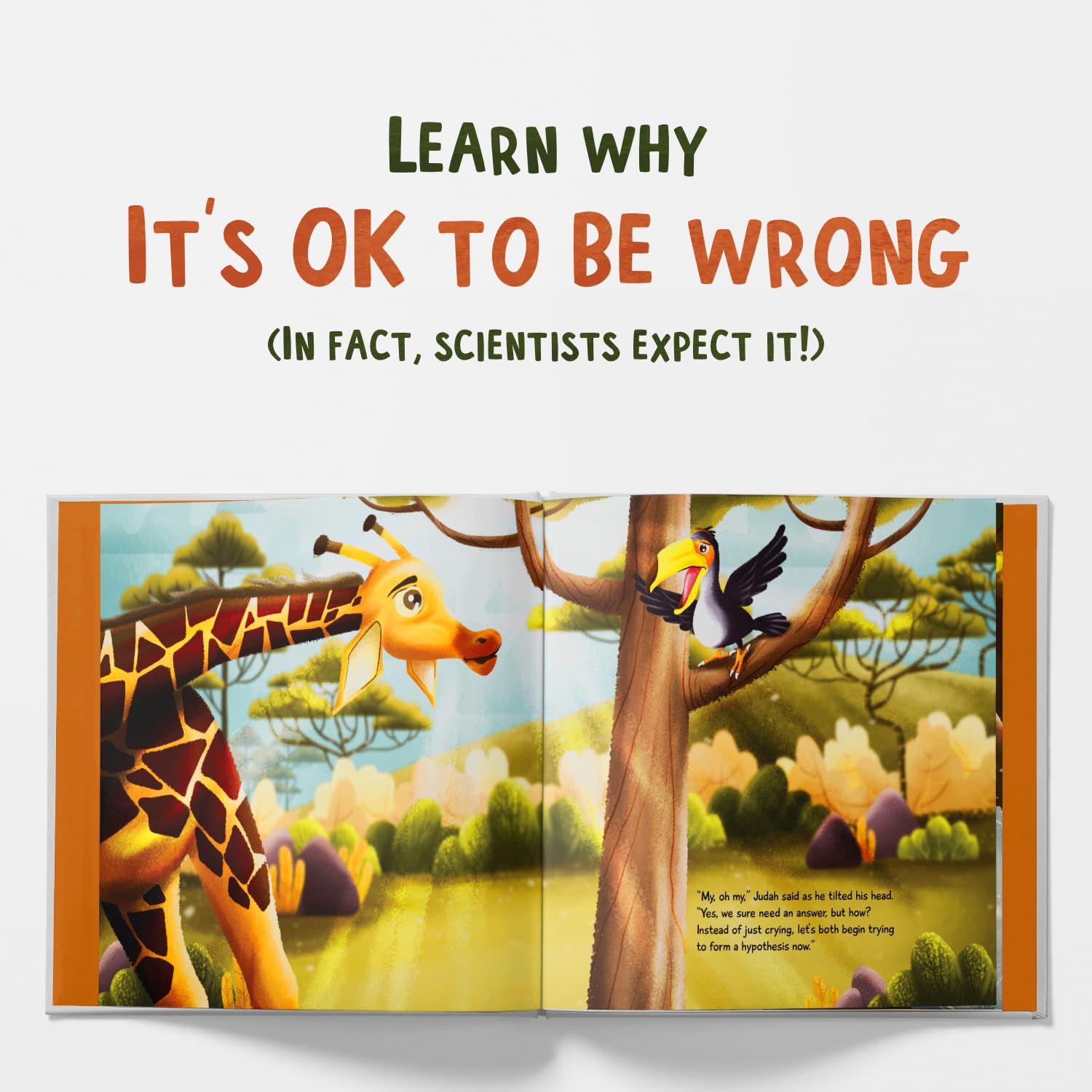Judah Giraffe Is Happy to be Wrong: The Scientific Method (Younger Me Academy)