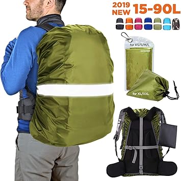 orange backpack cover